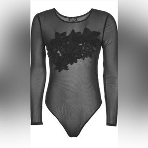 Topshop Mesh Bodysuit